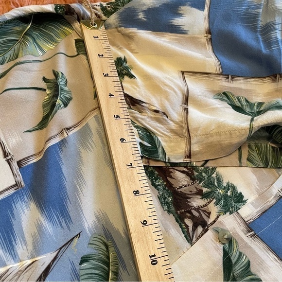 Vintage Pierre Cardin Hawaiian Shirt - Palm Trees - Size XL - Great Condition - Picture 11 of 11